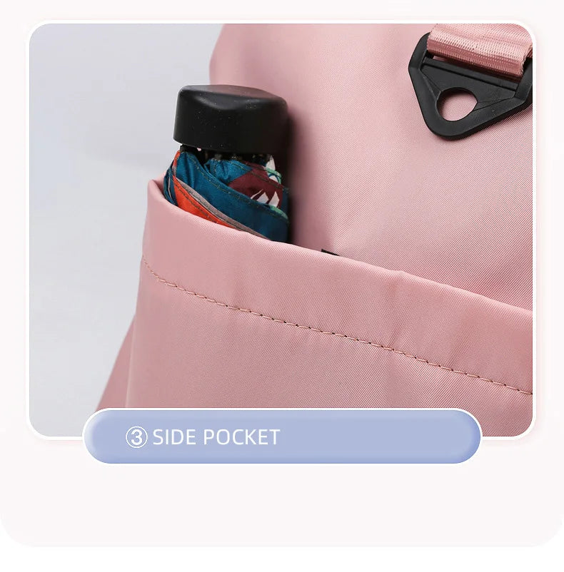 Sports Gym Bag Travel Dry Wet Handbag for Women