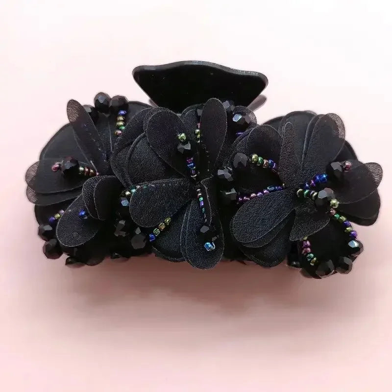 Women Hair Flowers  Claw Clips