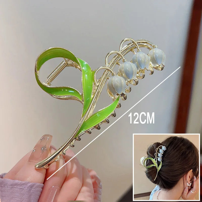 New Sweet Flower Durian Hair Claw Clip