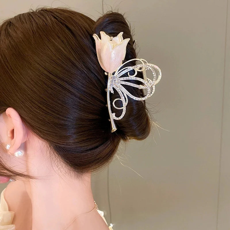 New Sweet Flower Durian Hair Claw Clip