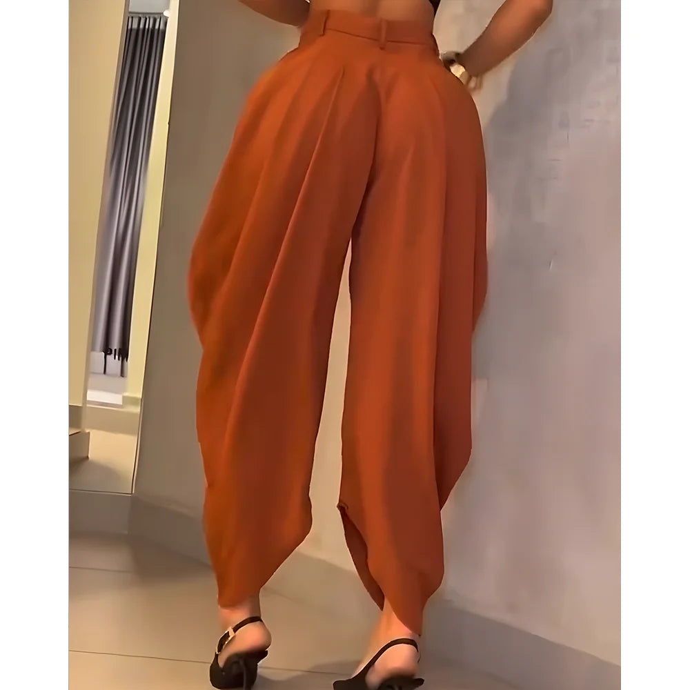 Casual Pants Women Comfortable Streetwear Fashion Solid Color Trousers