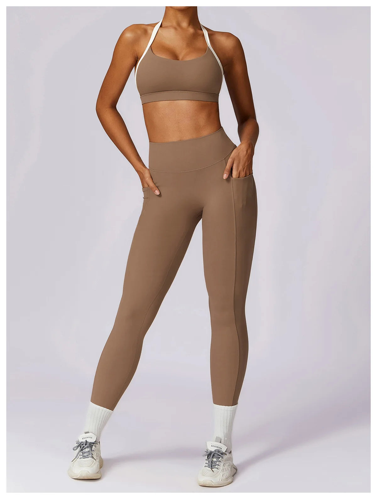 Yoga Set 2PCS Women Sportswear Push Up Workout Clothes