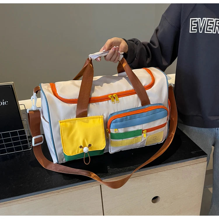Travel Bag, Duffel Bag Cosmetics Bag, Professional Fitness Bag for Women