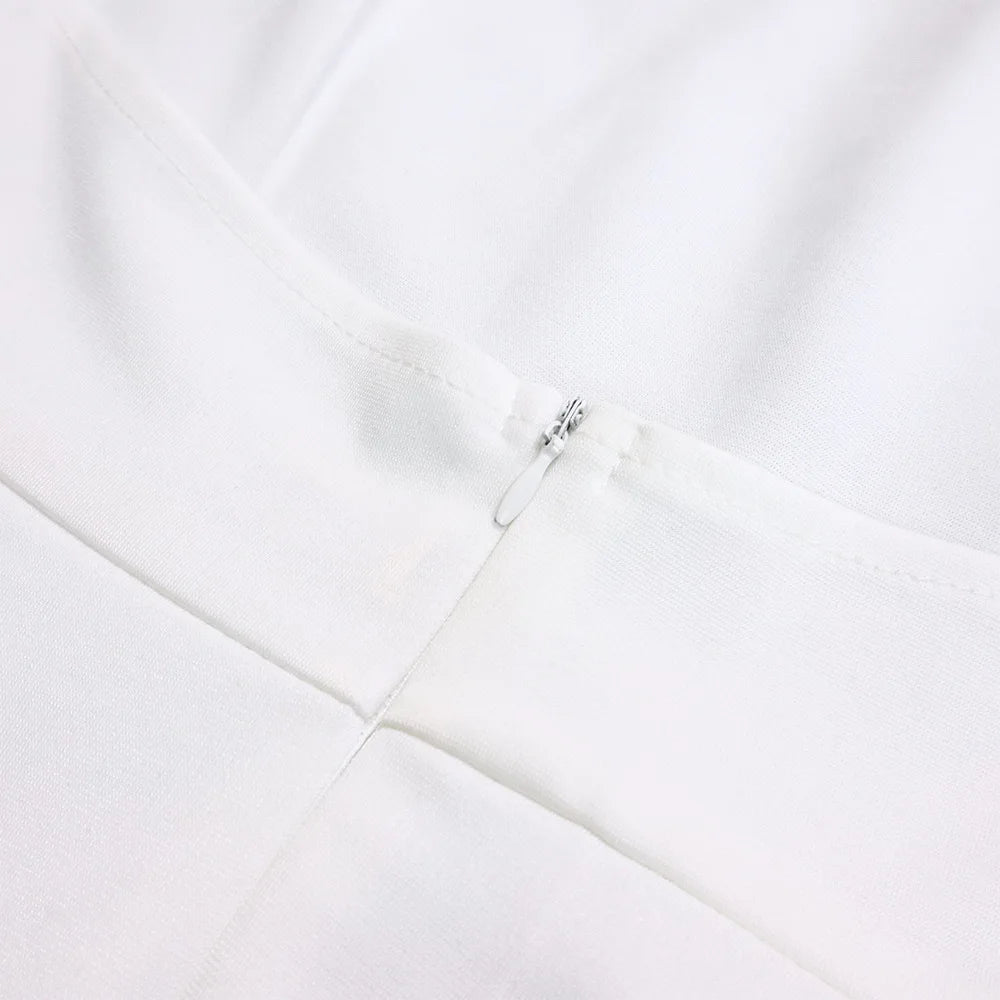 Elegant Tow Piece Set Women Outfit Backless Top