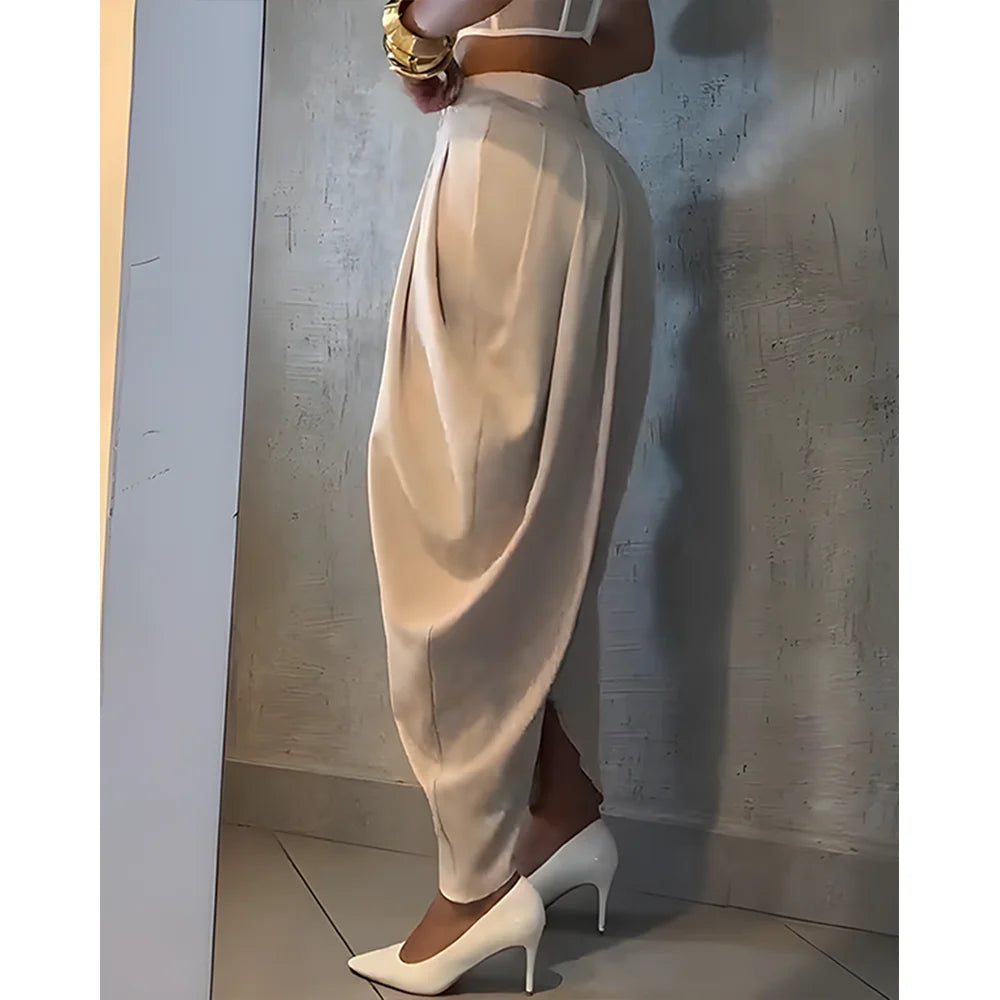 Casual Pants Women Comfortable Streetwear Fashion Solid Color Trousers