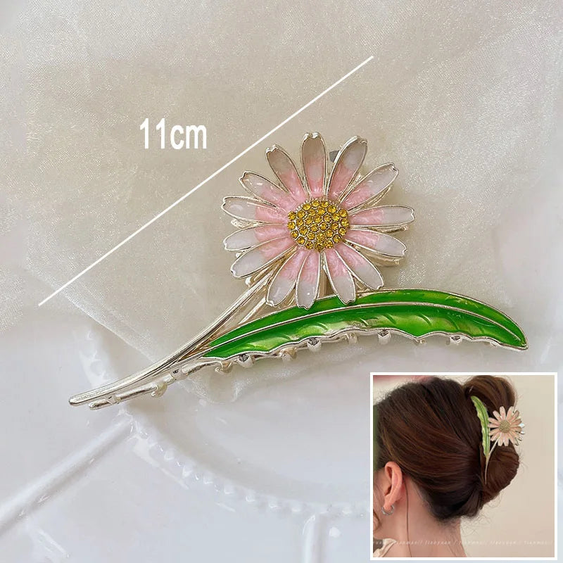 New Sweet Flower Durian Hair Claw Clip