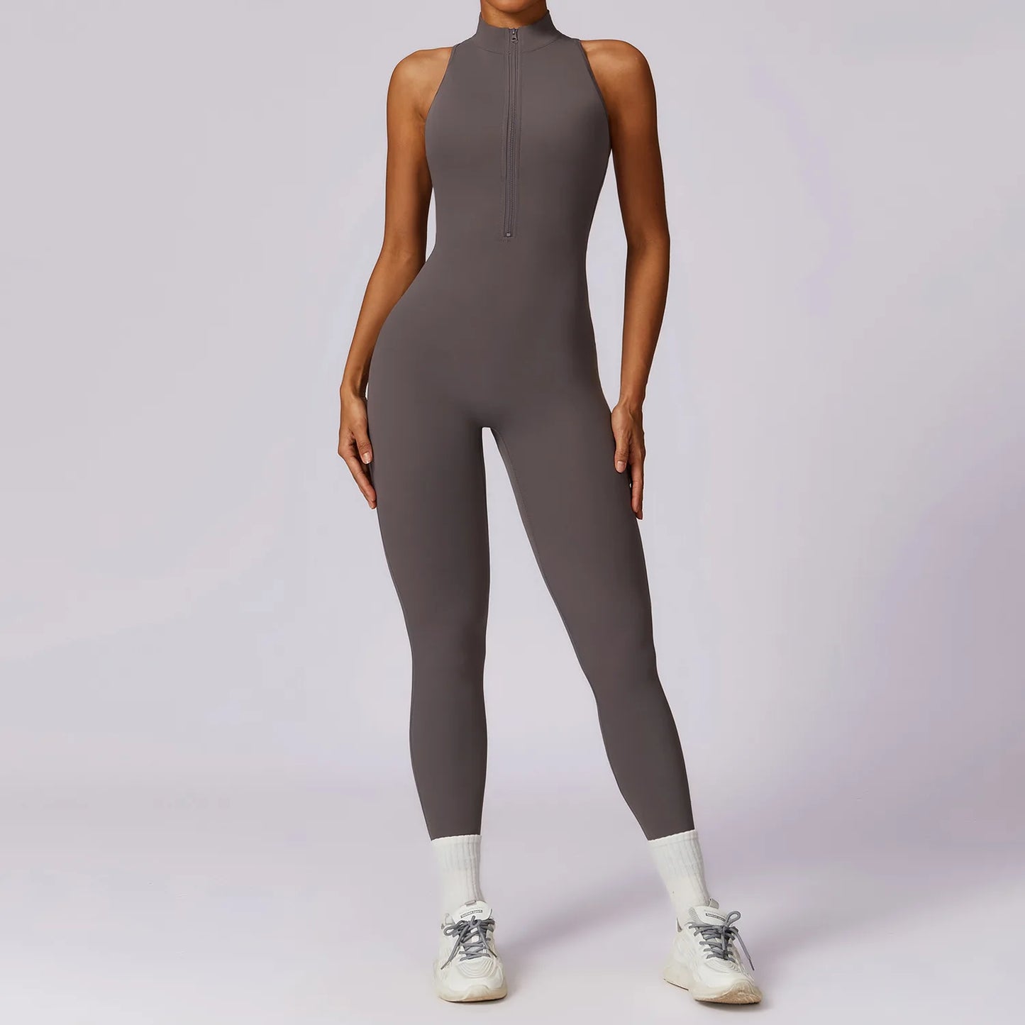 V-Back One-Piece Women’s Sports Jumpsuit