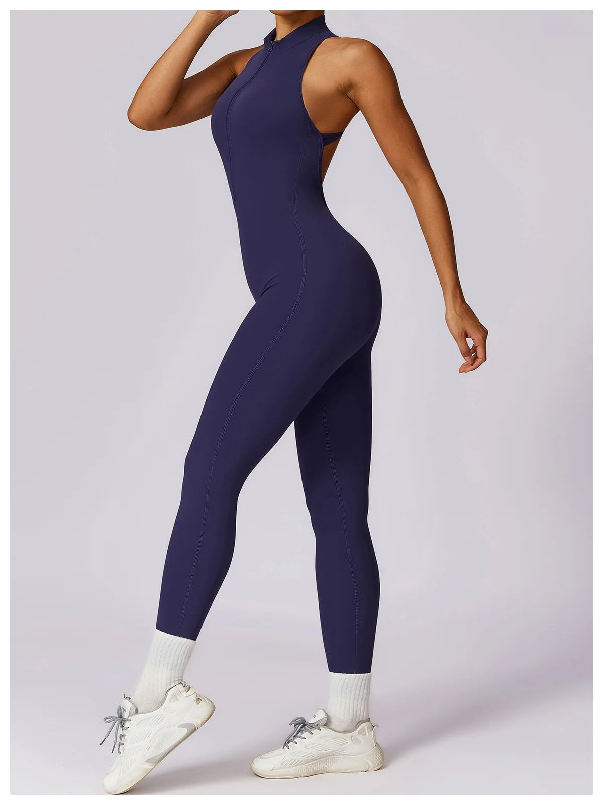 V-Back One-Piece Women’s Sports Jumpsuit