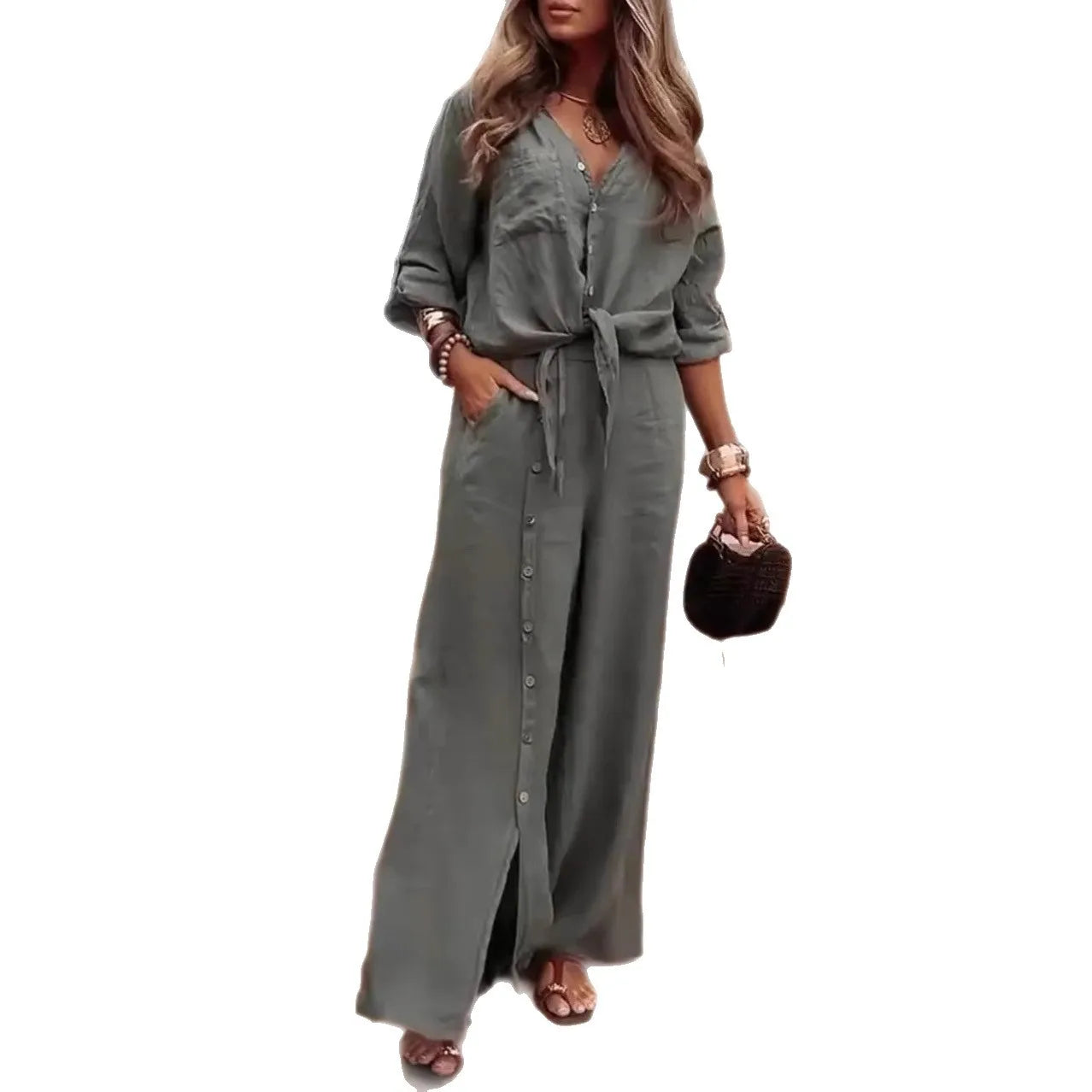 New Fashion Casual Irregular Two-piece Sets