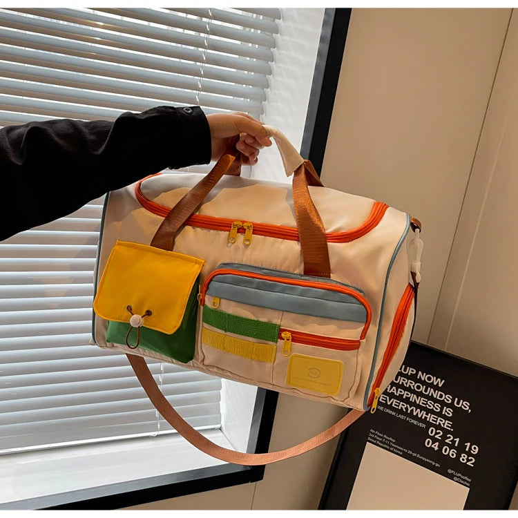 Travel Bag, Duffel Bag Cosmetics Bag, Professional Fitness Bag for Women