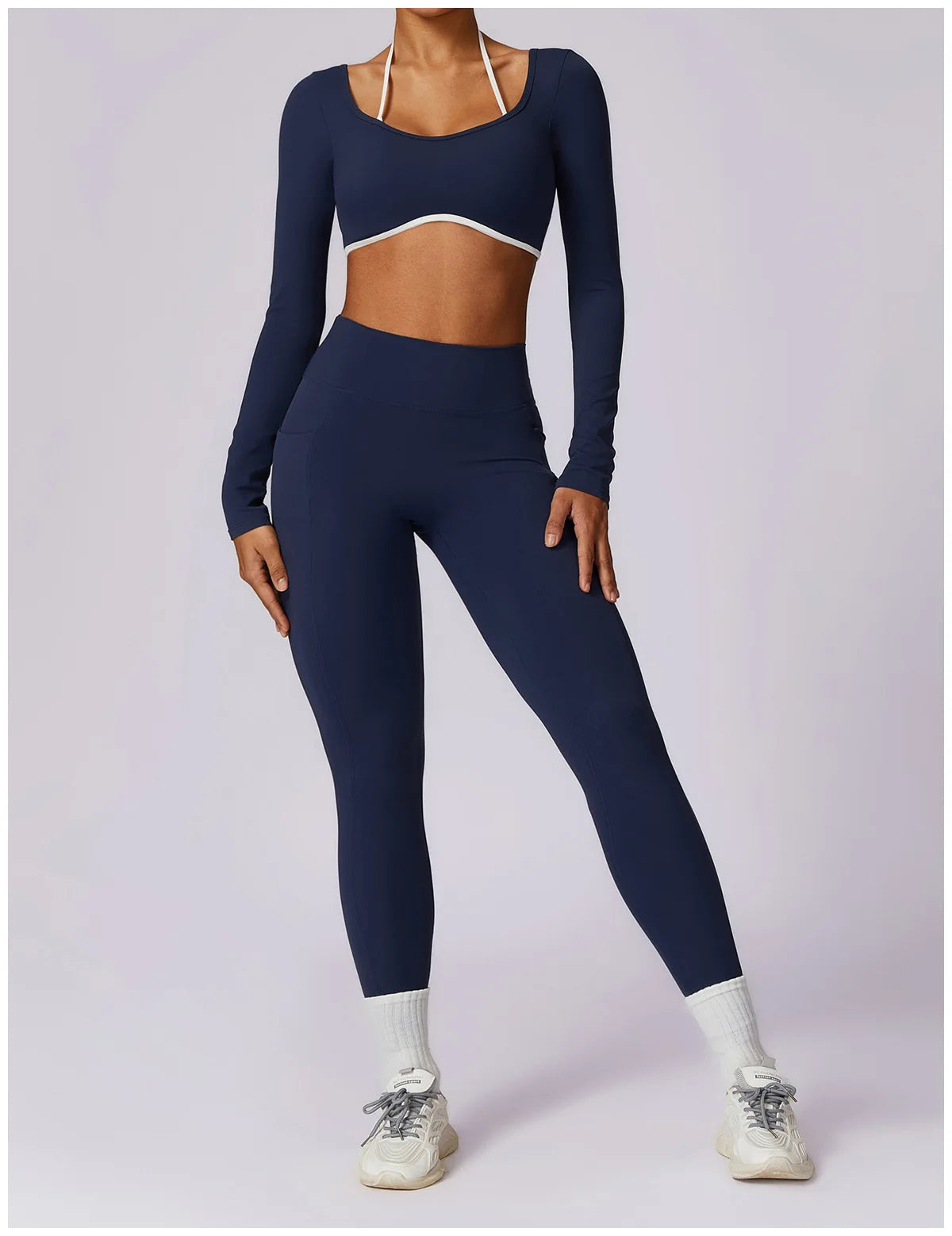 Yoga Set 2PCS Women Sportswear Push Up Workout Clothes