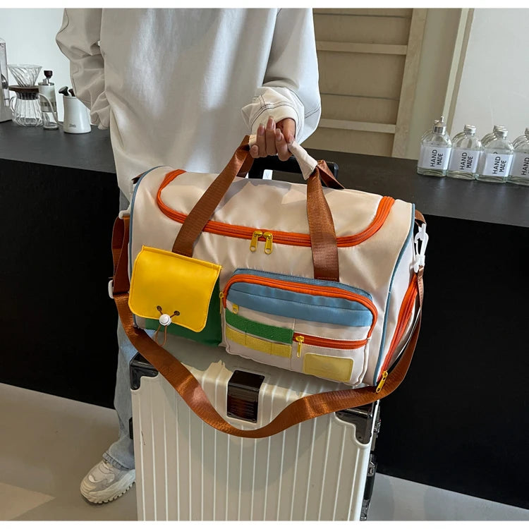 Travel Bag, Duffel Bag Cosmetics Bag, Professional Fitness Bag for Women