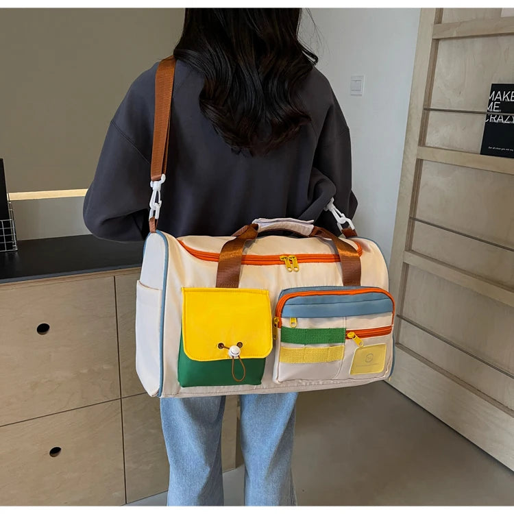 Travel Bag, Duffel Bag Cosmetics Bag, Professional Fitness Bag for Women