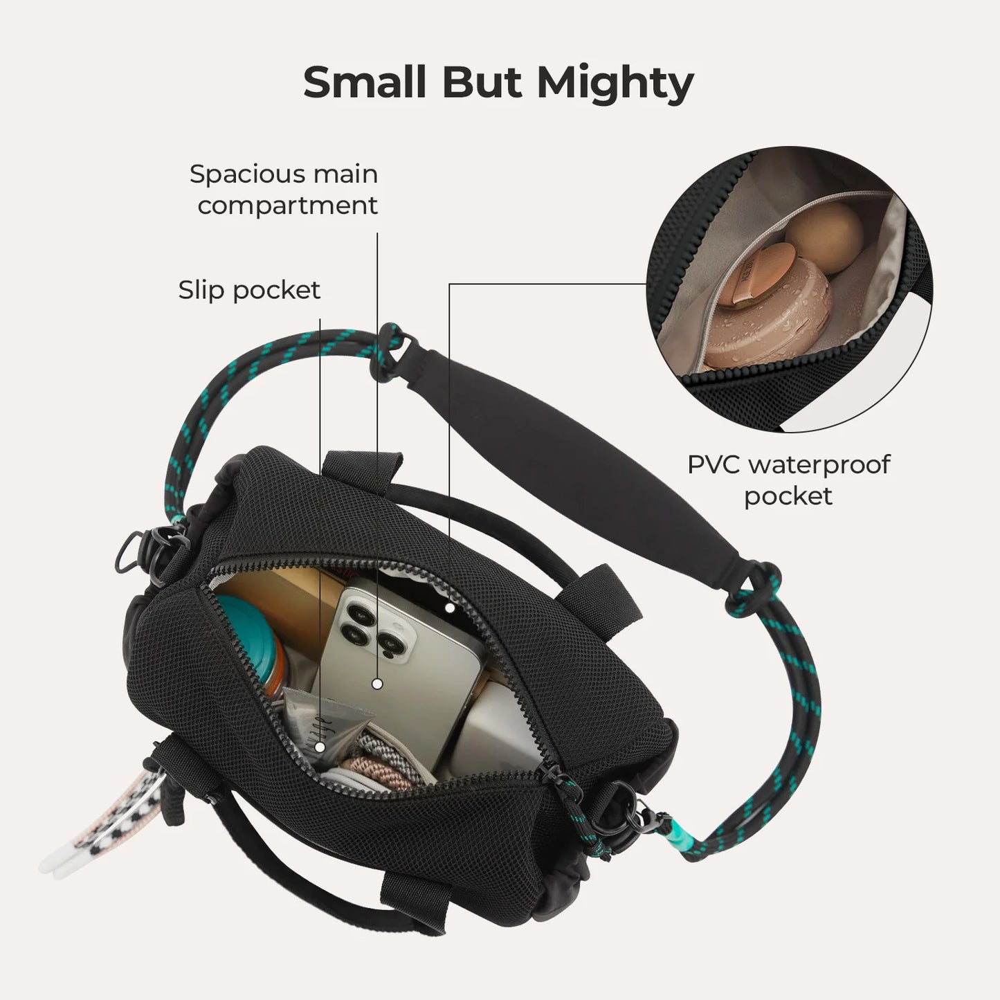 Boston Bag for Women Mini Duffel Shoulder Crossbody Bag Waterproof