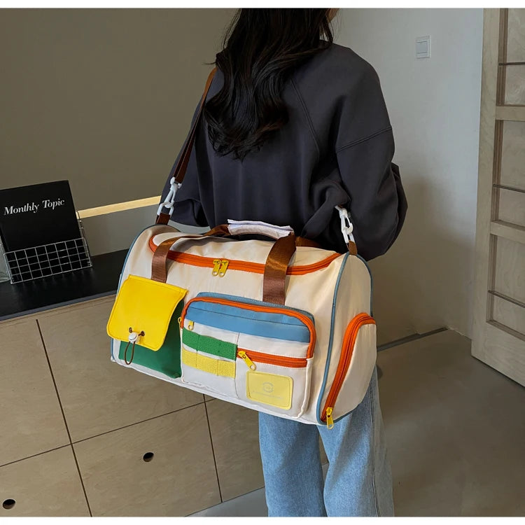 Travel Bag, Duffel Bag Cosmetics Bag, Professional Fitness Bag for Women