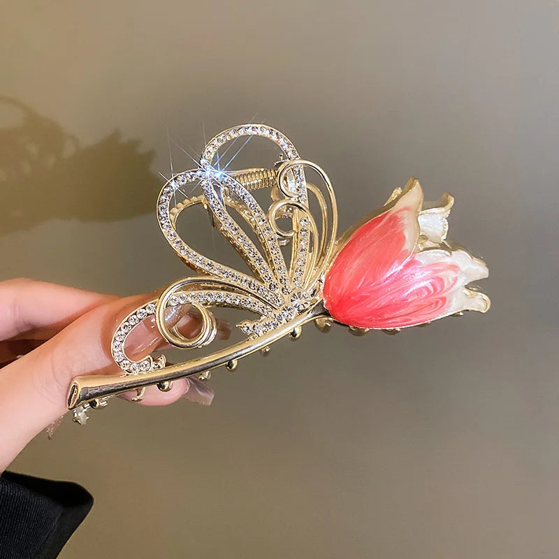 New Sweet Flower Durian Hair Claw Clip