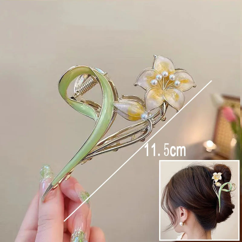 New Sweet Flower Durian Hair Claw Clip