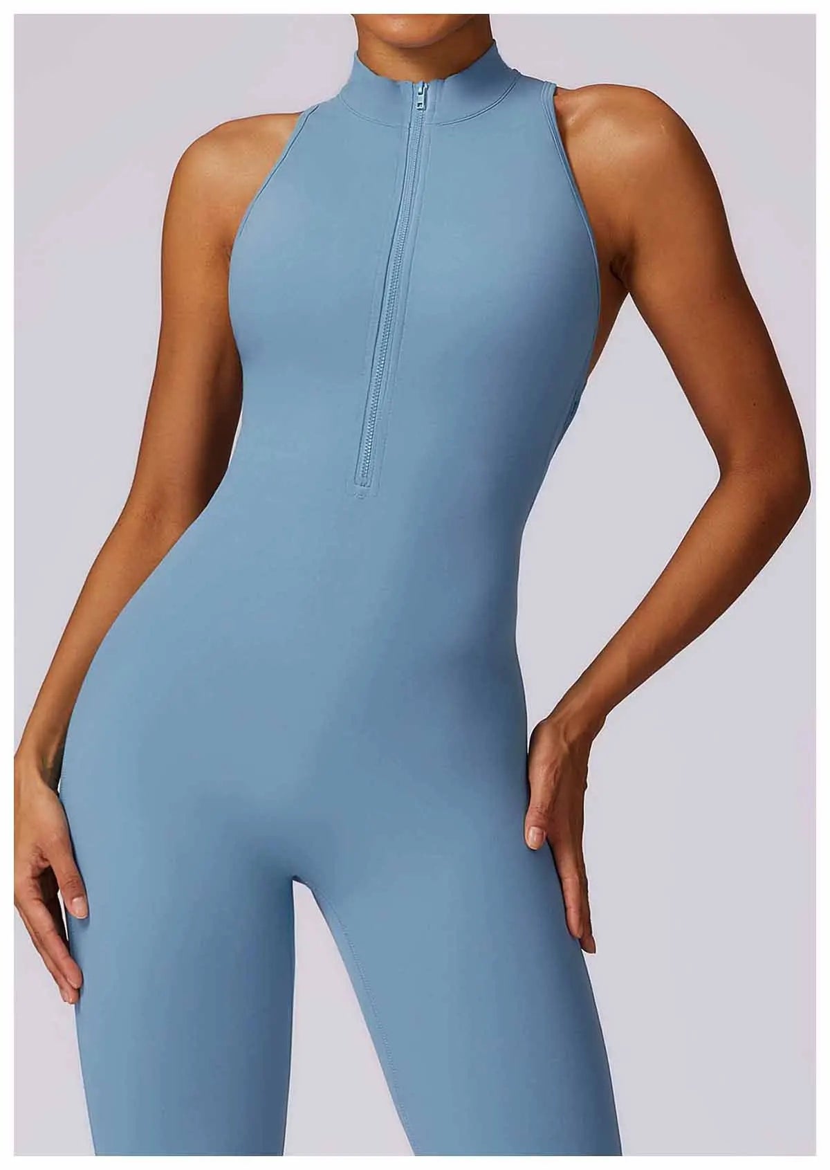 V-Back One-Piece Women’s Sports Jumpsuit