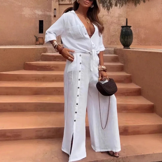 New Fashion Casual Irregular Two-piece Sets