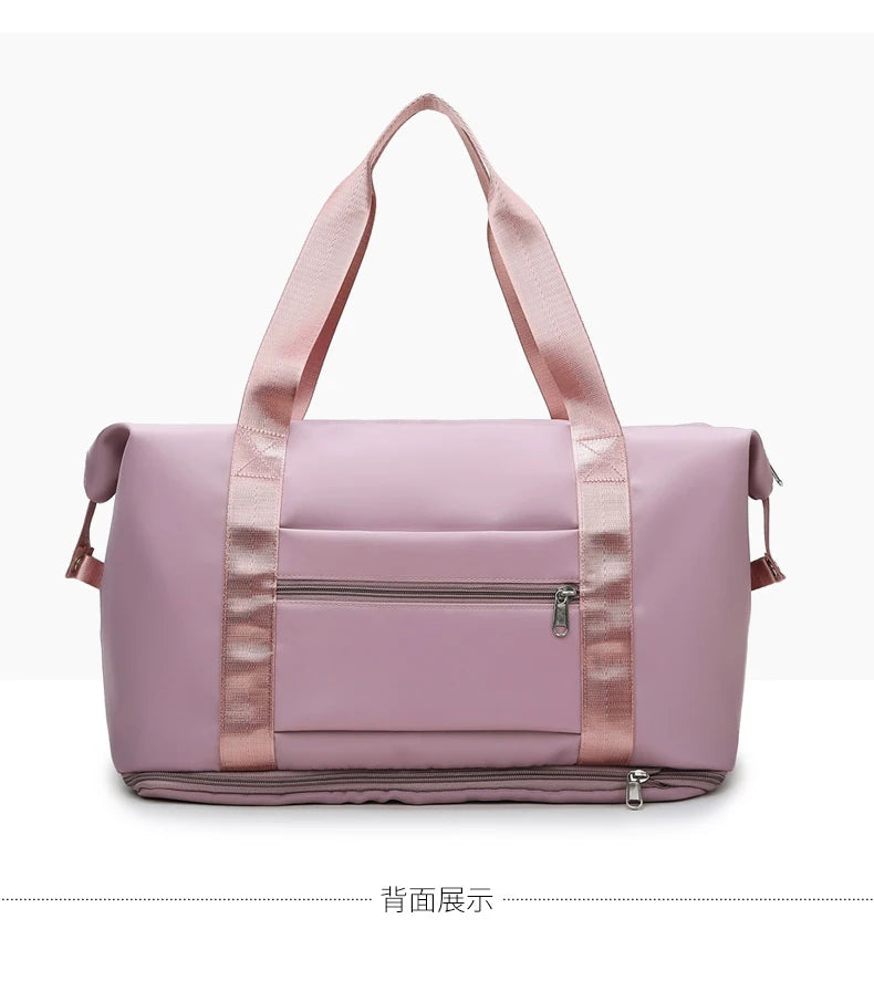 Travel Duffle Bag Nylon Waterproof Sports Gym Tote Bags for Women