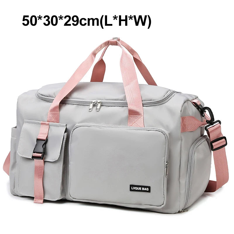 Sports Gym Bag Travel Dry Wet Handbag for Women
