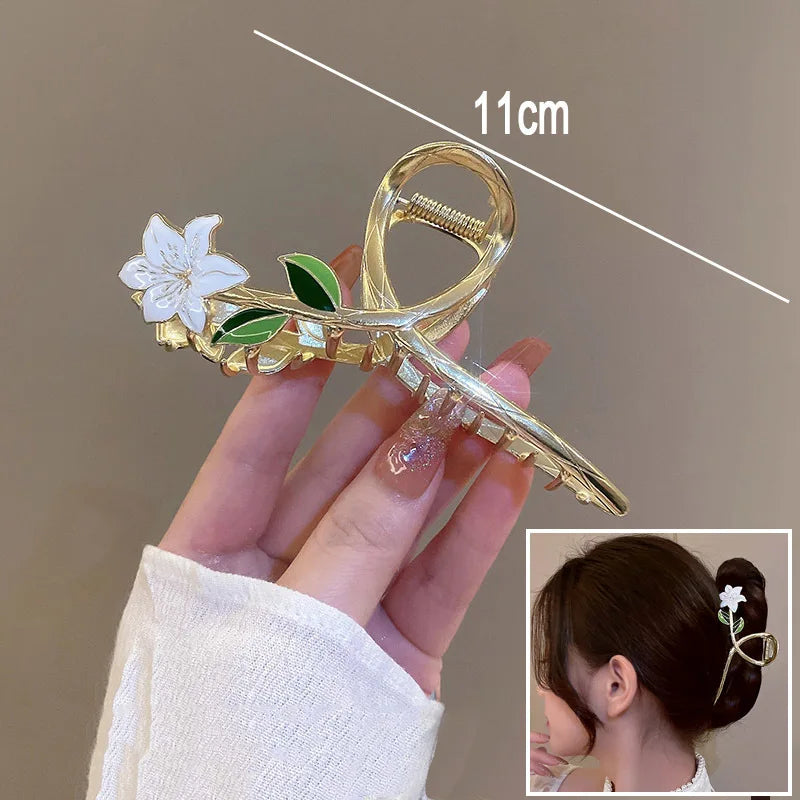 New Sweet Flower Durian Hair Claw Clip