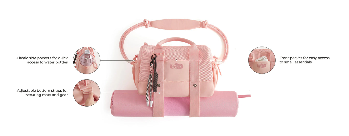 Boston Bag for Women Mini Duffel Shoulder Crossbody Bag Waterproof