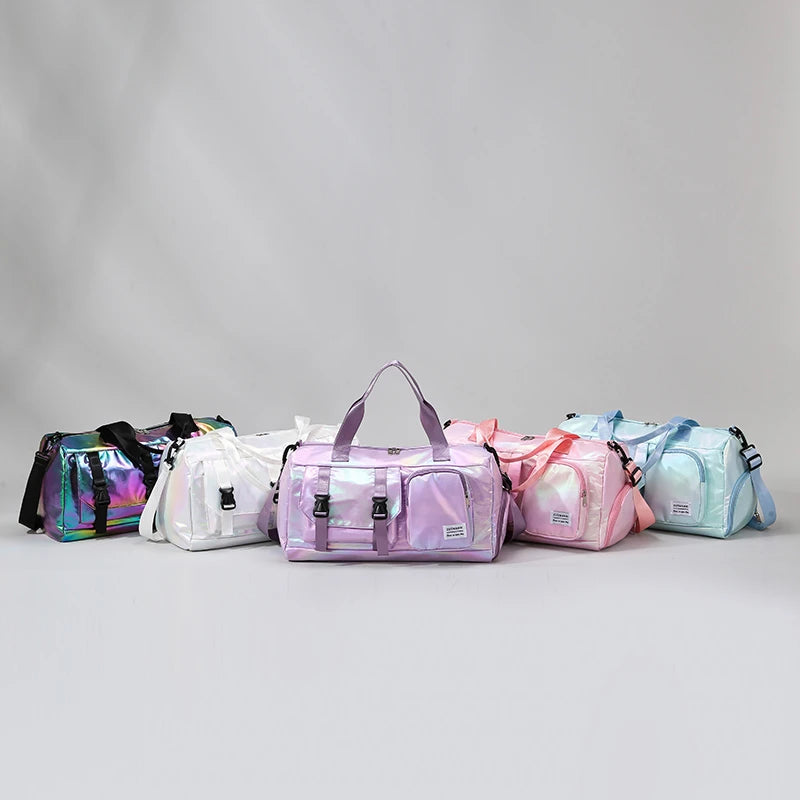 Large Capacity Women’s Nylon Travel Duffel Bag