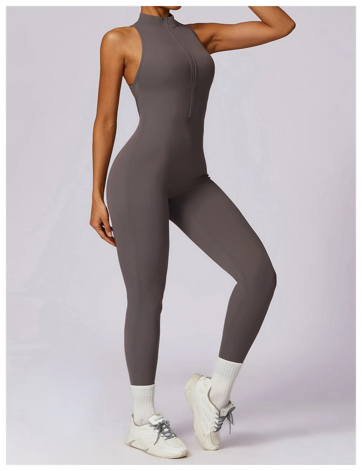 V-Back One-Piece Women’s Sports Jumpsuit