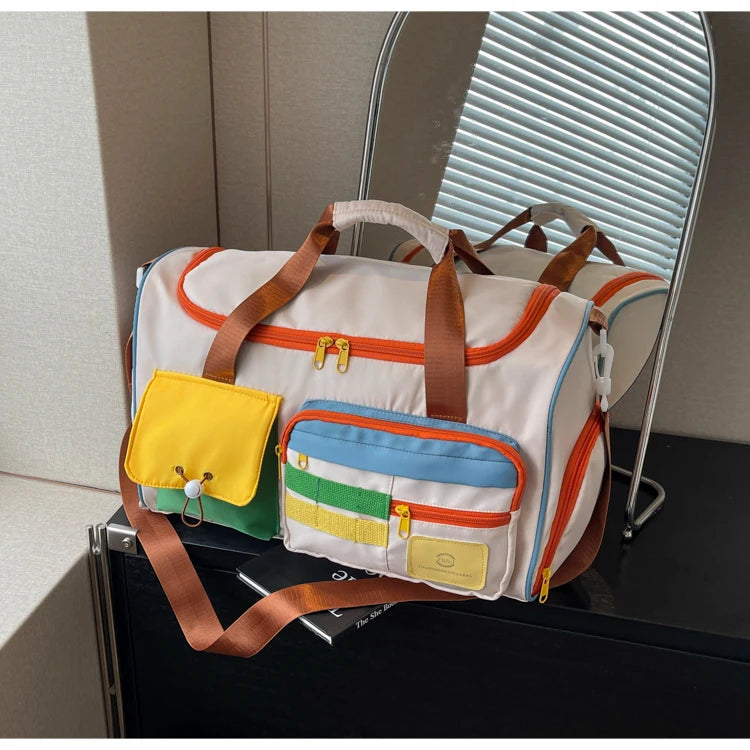 Travel Bag, Duffel Bag Cosmetics Bag, Professional Fitness Bag for Women