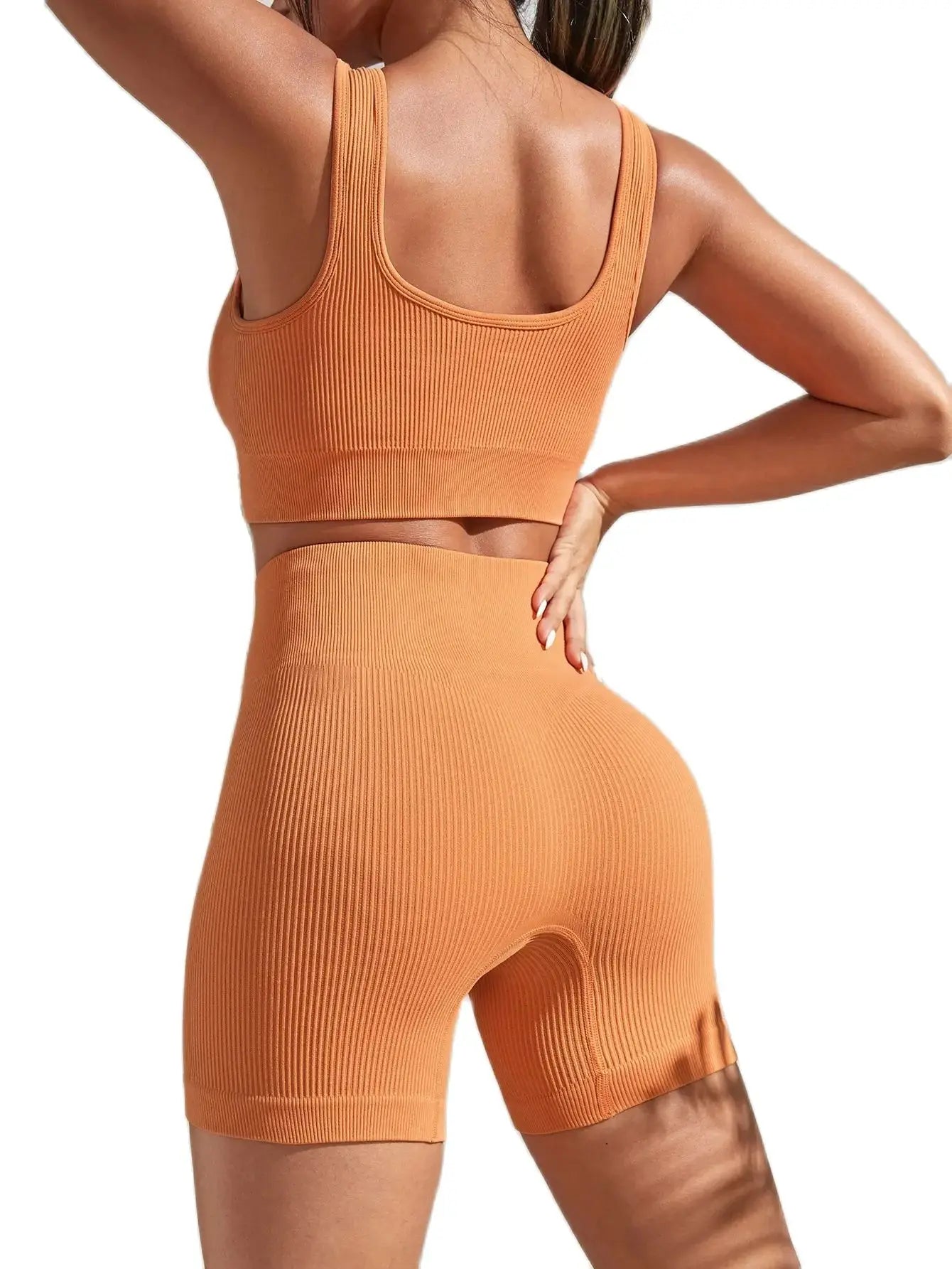 New Arrival Seamless High-Waist Yoga Fitness Set for Women