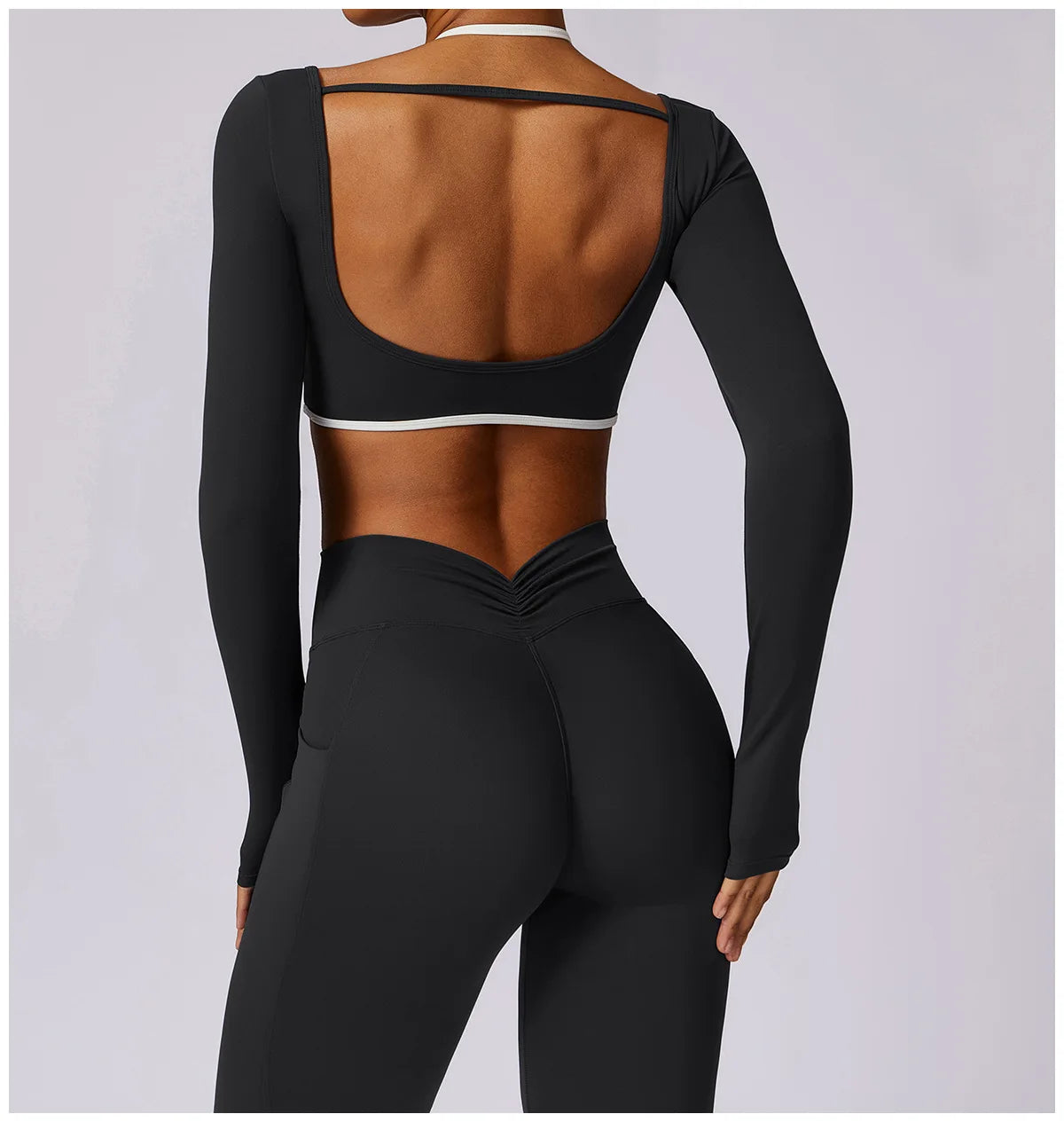 Yoga Set 2PCS Women Sportswear Push Up Workout Clothes