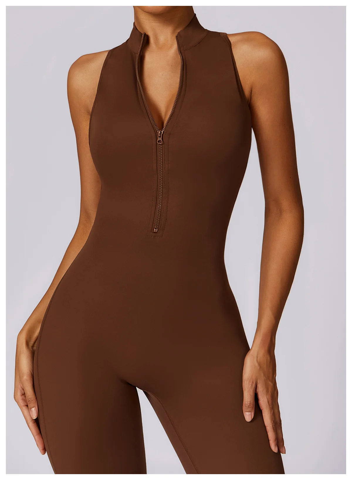 V-Back One-Piece Women’s Sports Jumpsuit