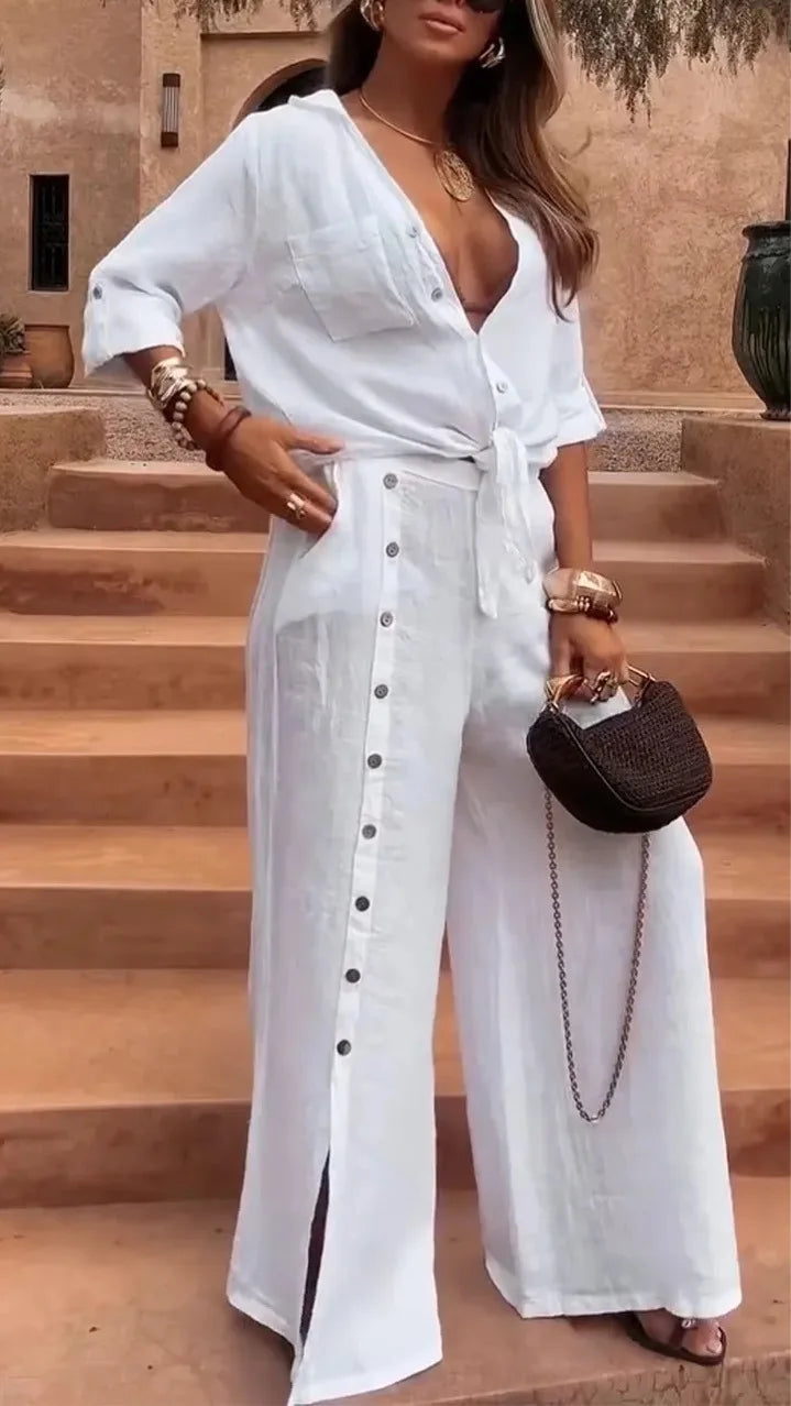 New Fashion Casual Irregular Two-piece Sets