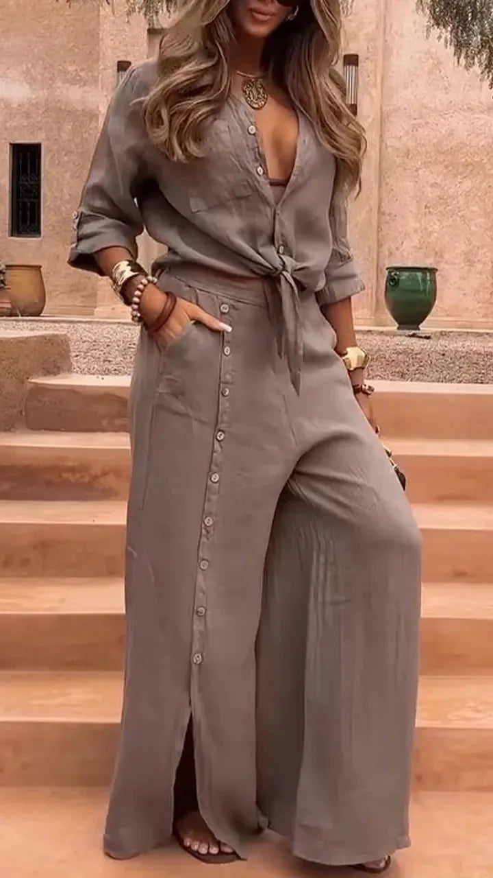 New Fashion Casual Irregular Two-piece Sets