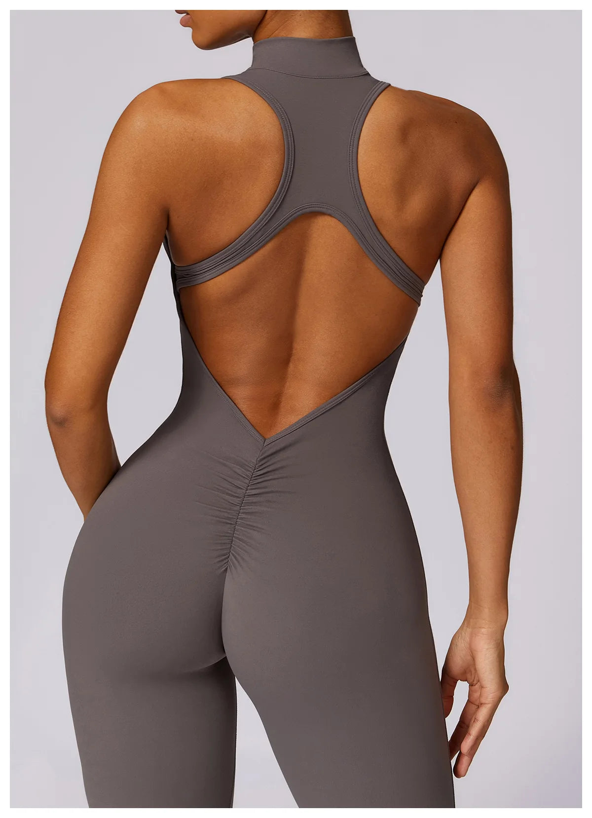 V-Back One-Piece Women’s Sports Jumpsuit