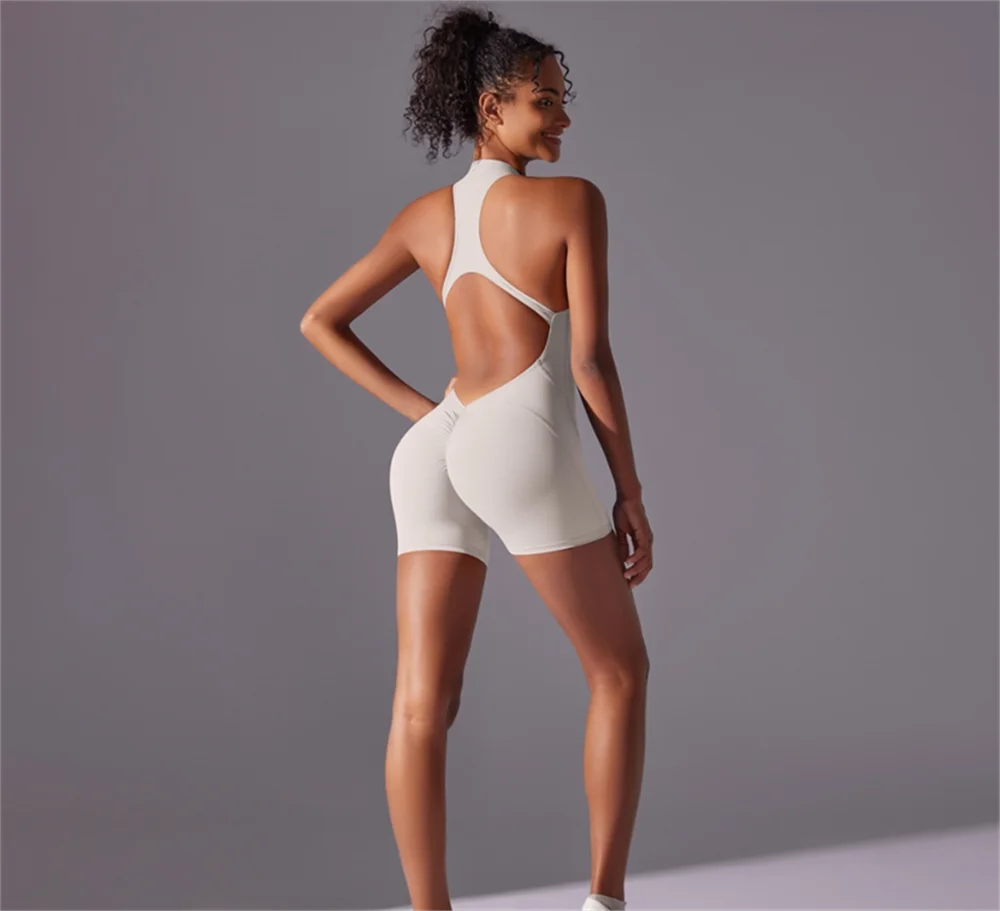 Women’s Gym Jumpsuit – Stretch Training &amp; Yoga Romper