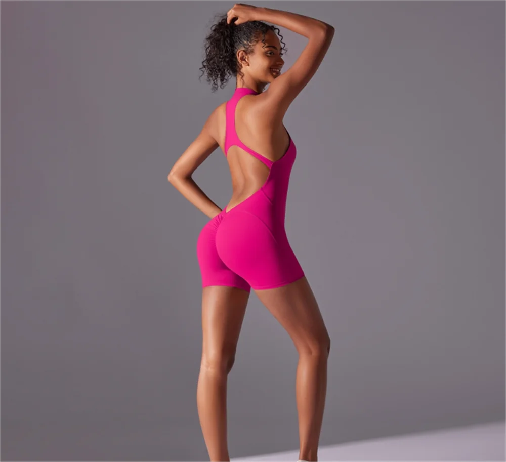 Women’s Gym Jumpsuit – Stretch Training &amp; Yoga Romper