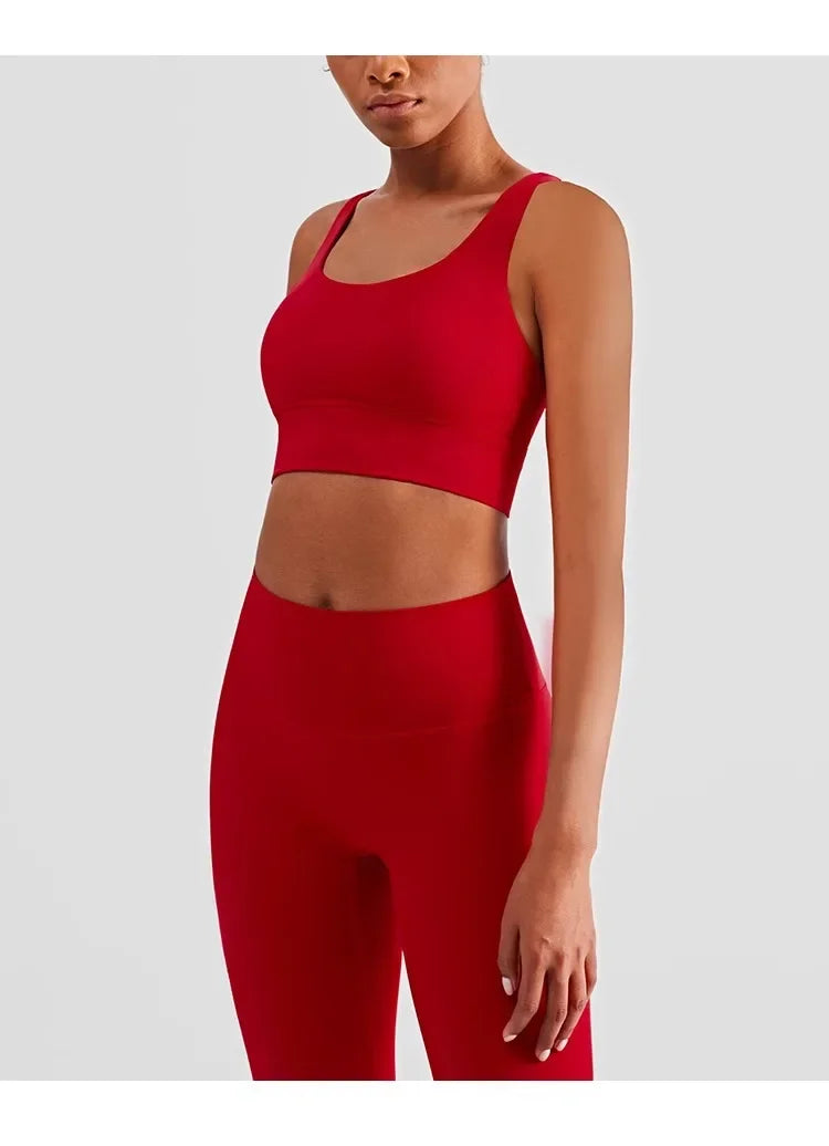 2 Piece Yoga Clothes Women's Tracksuit Athletic Wear Pilates Fitness Suit