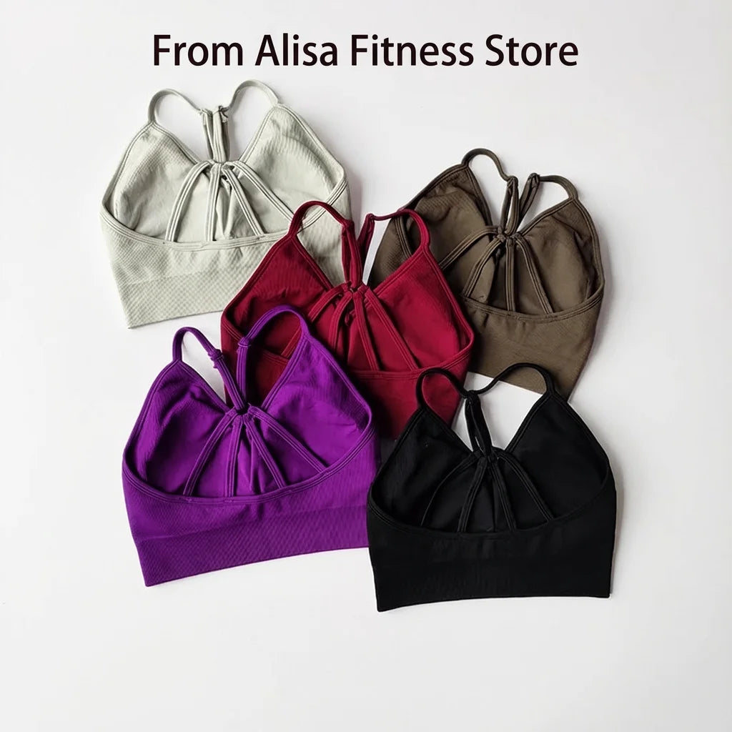 Women's Seamless Yoga Suit High Waist Sports Bra &amp; Leggings Gym Set