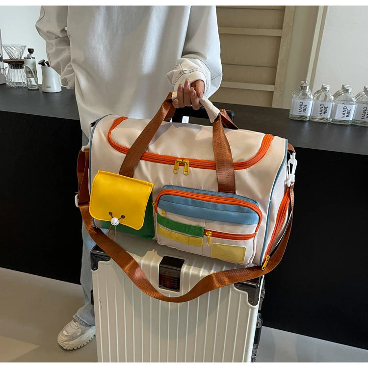 Travel Bag, Duffel Bag Cosmetics Bag, Professional Fitness Bag for Women
