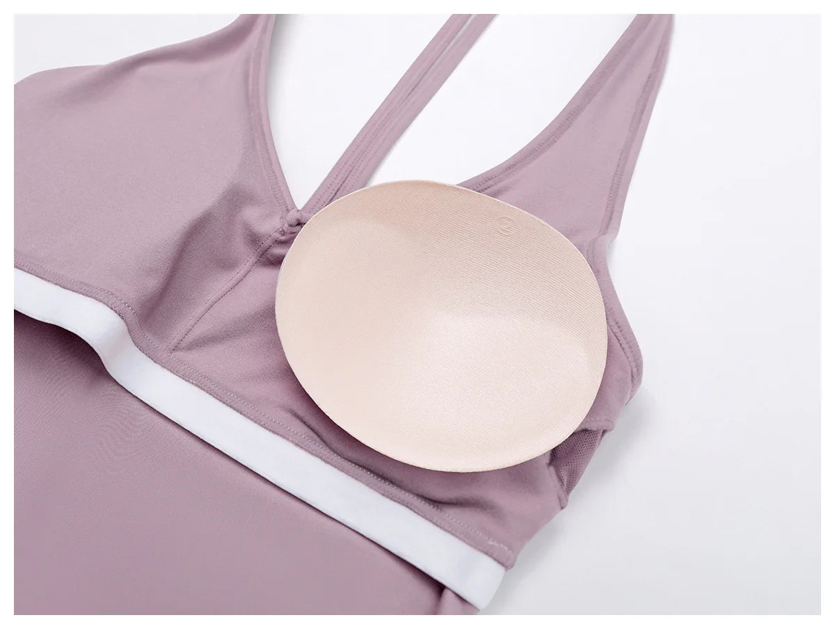 Women Yoga 2/3 Pieces Set Quick-Dry Beauty Back Strap Sports Set