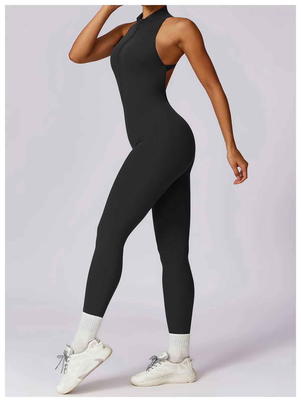 V-Back One-Piece Women’s Sports Jumpsuit