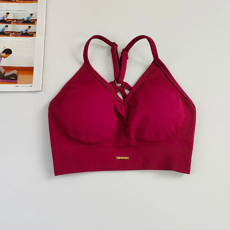 Women's Seamless Yoga Suit High Waist Sports Bra &amp; Leggings Gym Set