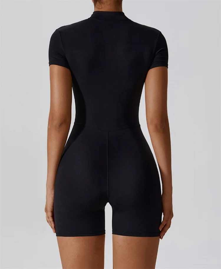 European and American nude one-piece yoga suit