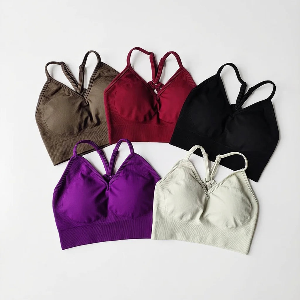 Women's Seamless Yoga Suit High Waist Sports Bra &amp; Leggings Gym Set