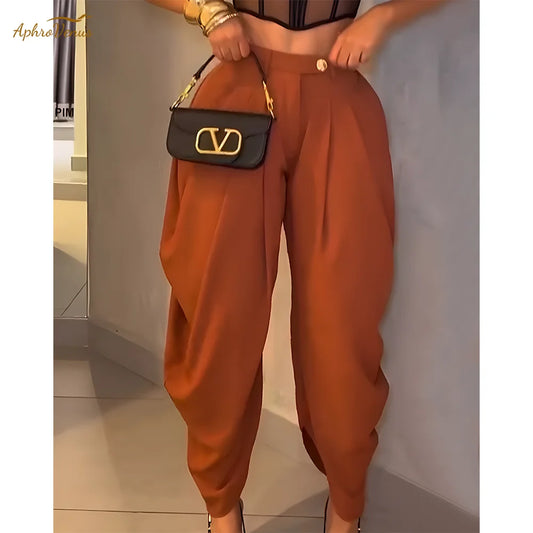 Casual Pants Women Comfortable Streetwear Fashion Solid Color Trousers