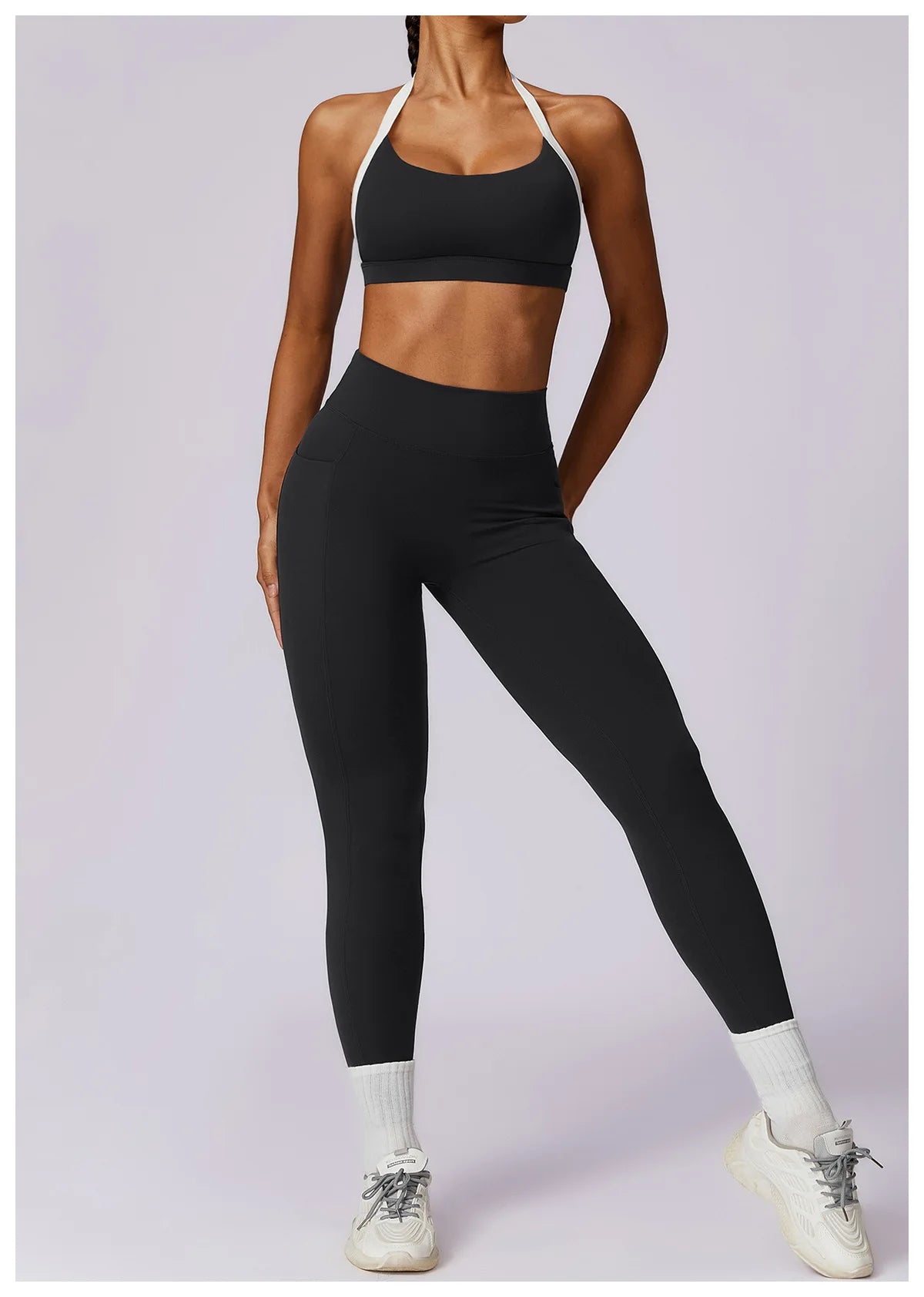 Yoga Set 2PCS Women Sportswear Push Up Workout Clothes