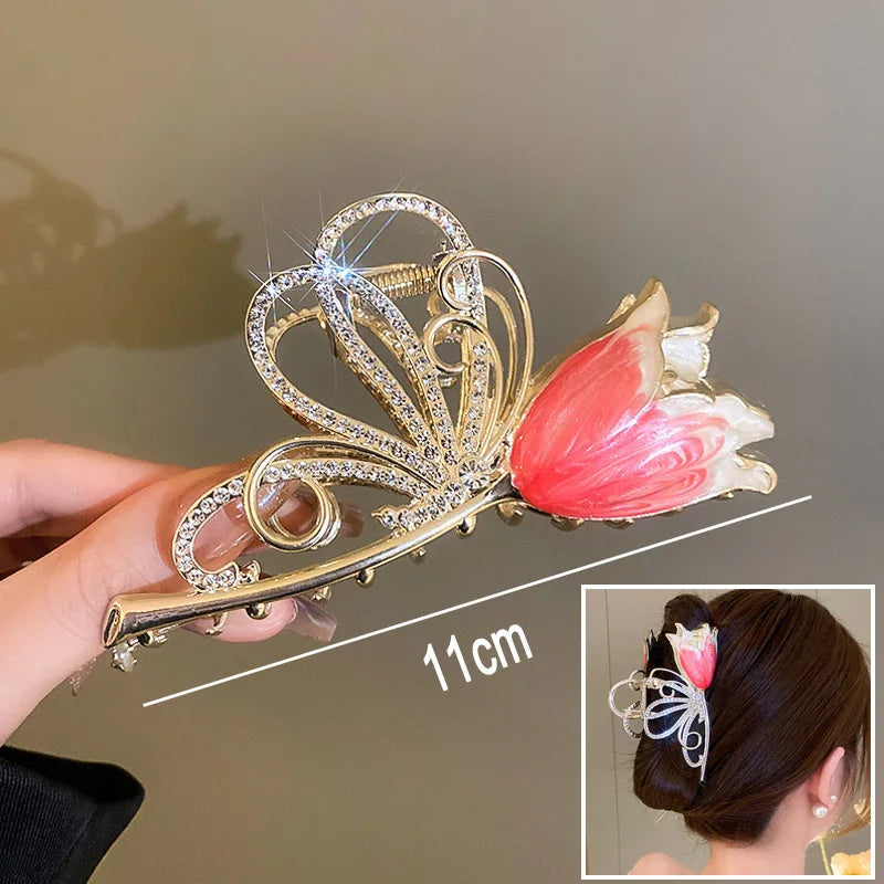 New Sweet Flower Durian Hair Claw Clip
