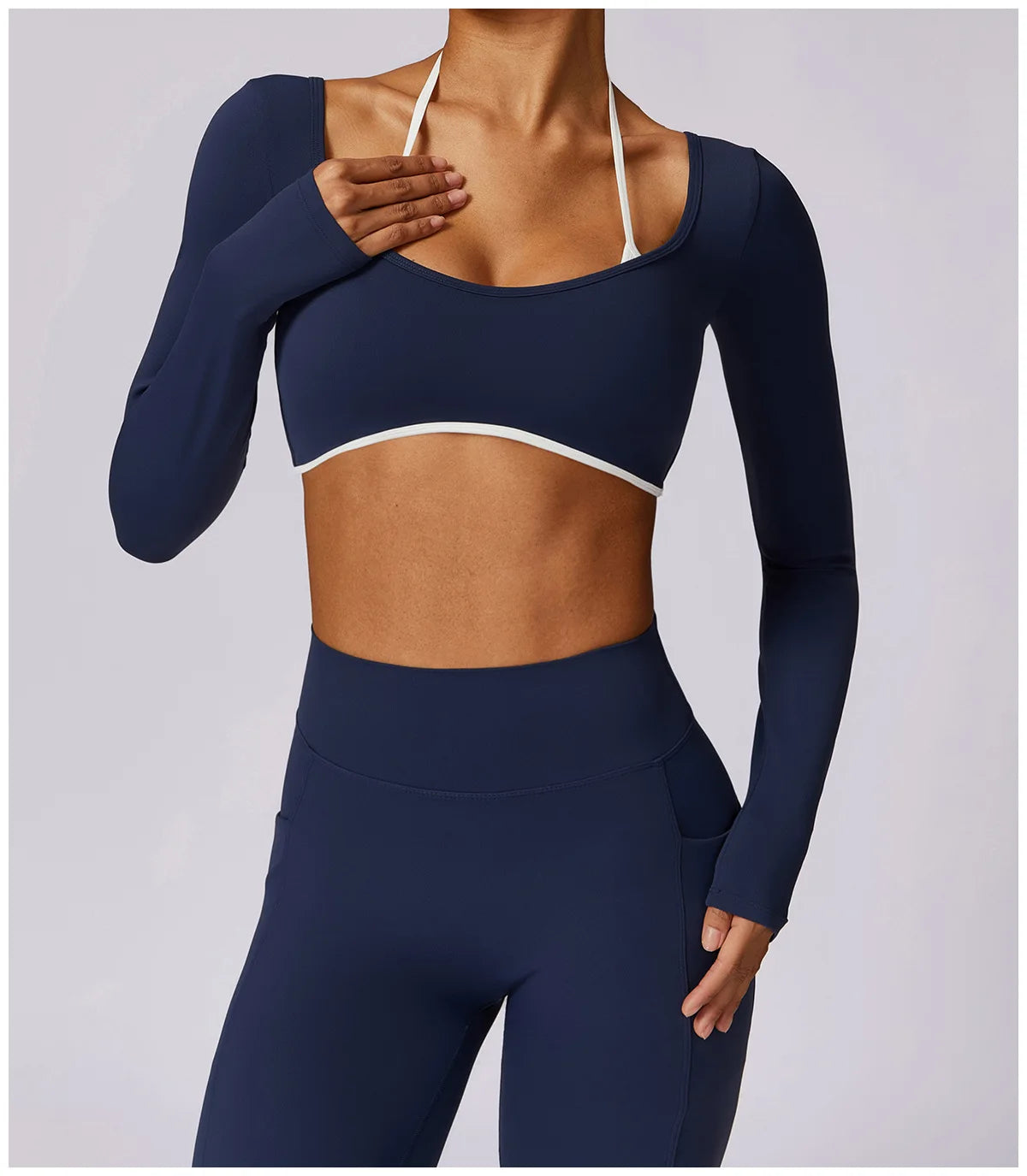 Yoga Set 2PCS Women Sportswear Push Up Workout Clothes